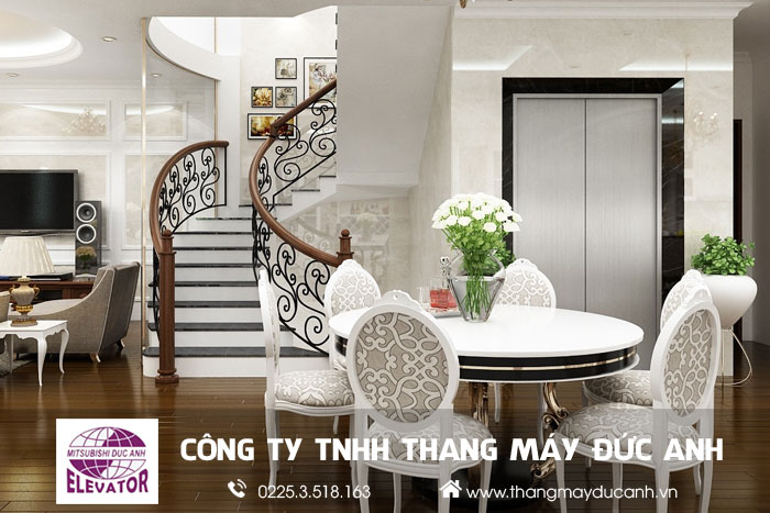 báo giá thang máy gia đình cho nhà phố 4 tầng tại thái bình