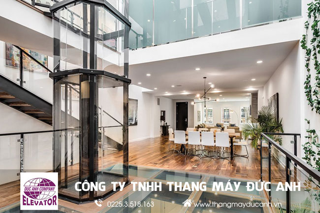 Các mẫu thang máy biệt thự đẹp, mới nhất 2020 tại Đức Anh