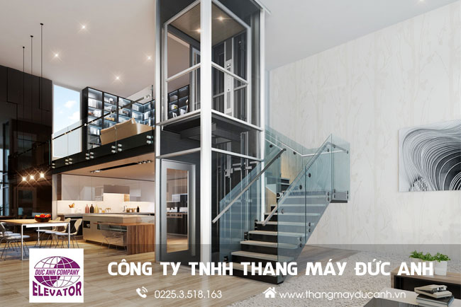 Các mẫu thang máy biệt thự đẹp, mới nhất 2020 tại Đức Anh