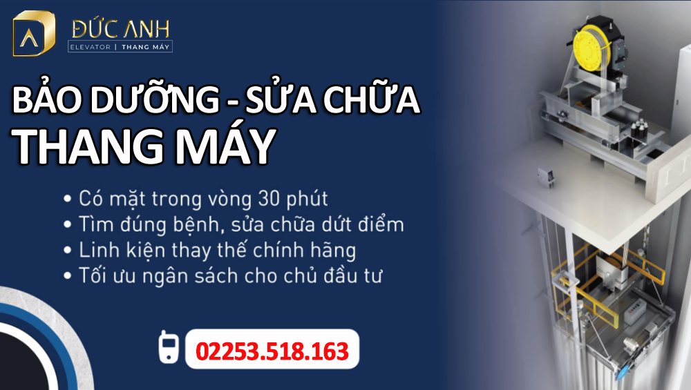 Thang Máy Đức Anh với kinh nghiệm dày dặn hơn 10 năm chuyên bảo trì, lắp đặt thang máy trên toàn quốc