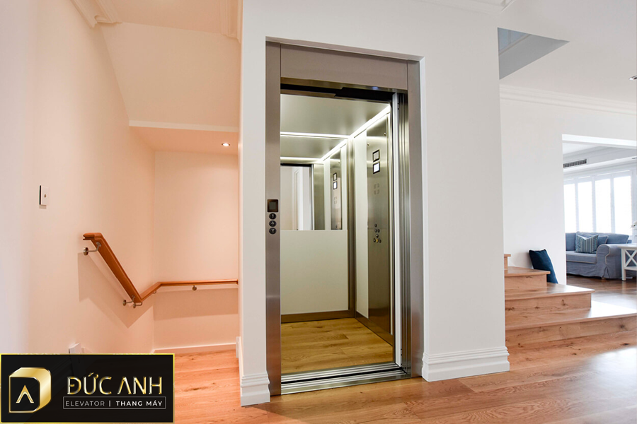Thang máy dạng mini có nhiều loại tải trọng khác nhau, tương ứng với kích thước thông thủy cũng khác nhau