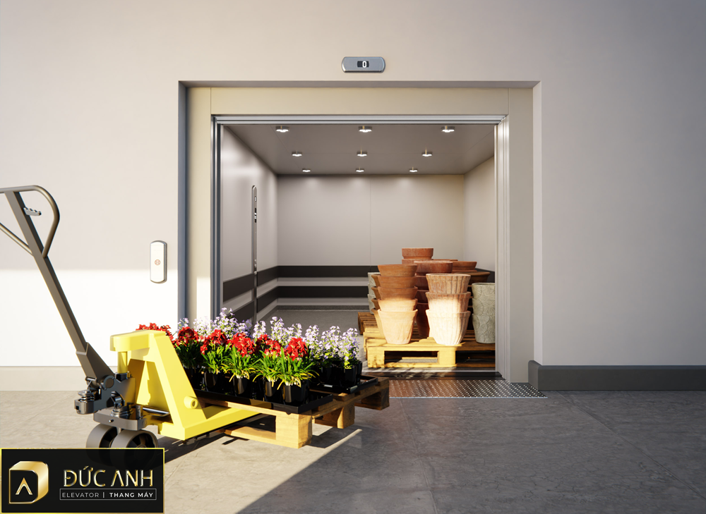 Thang máy tải hàng là thiết bị rất cần thiết cho doanh nghiệp, nhà máy,..