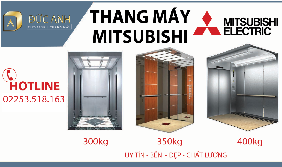 Thang Máy Đức Anh  liên tục cập nhật các mẫu mã thang máy mới nhất, thời thượng nhất