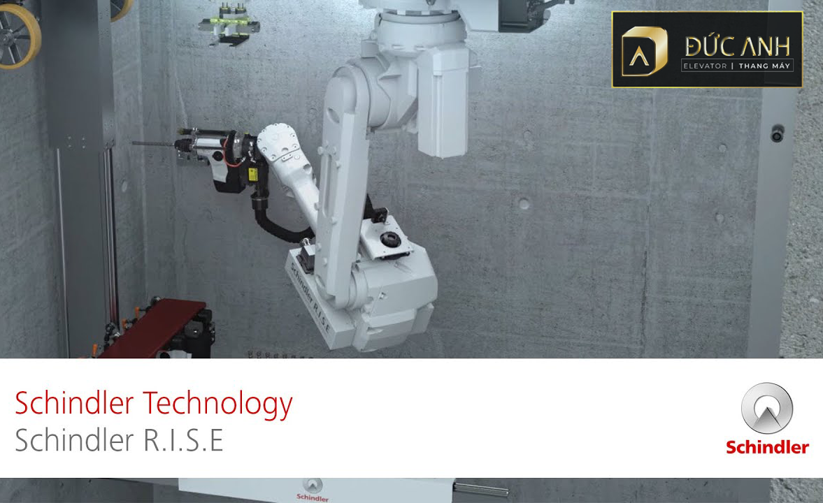 Robot lắp đặt thang máy Schindler - Đi đầu trong việc lắp đặt thang máy tự động