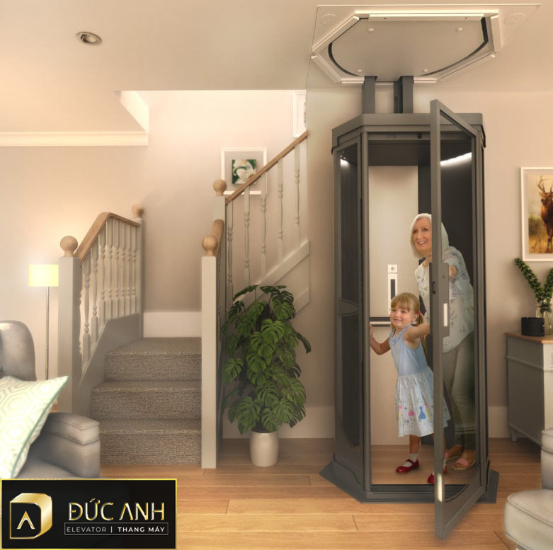 Thang máy Đức Anh chúng tôi sẽ tư vấn lắp đặt thang máy mini với kiểu dáng thiết kế sang trọng