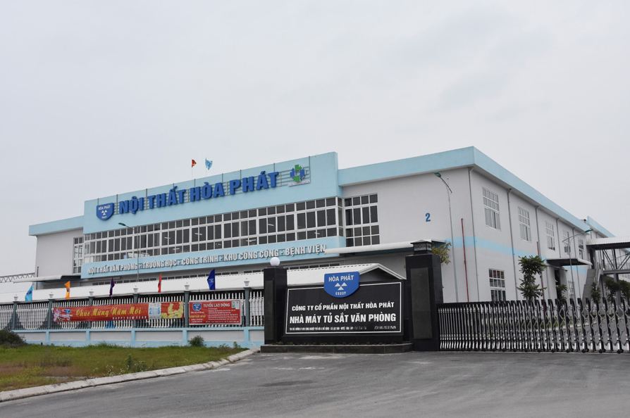 Dự án lắp đặt 5 thang máy tải hàng cho nhà máy tủ sắt Hòa Phát- Hưng Yên