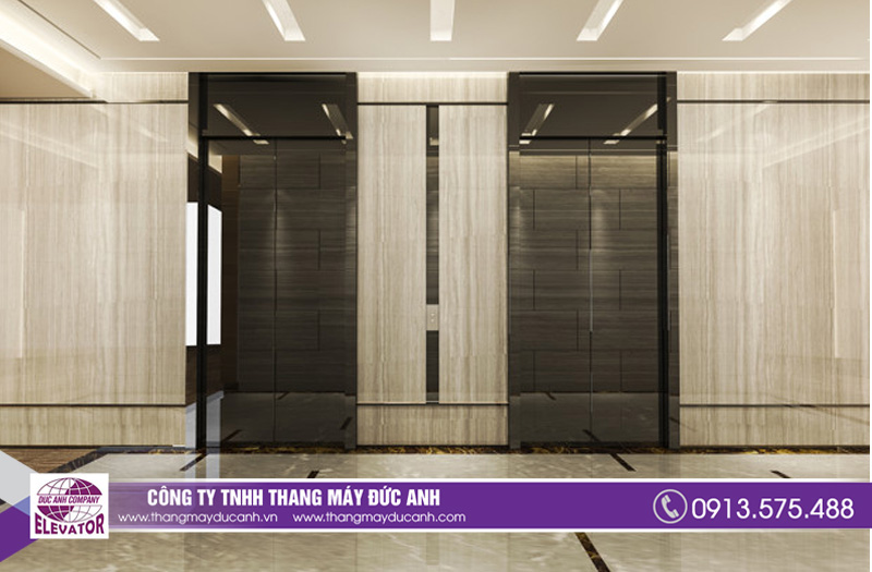 Mẫu thang máy tòa nhà văn phòng sang trọng