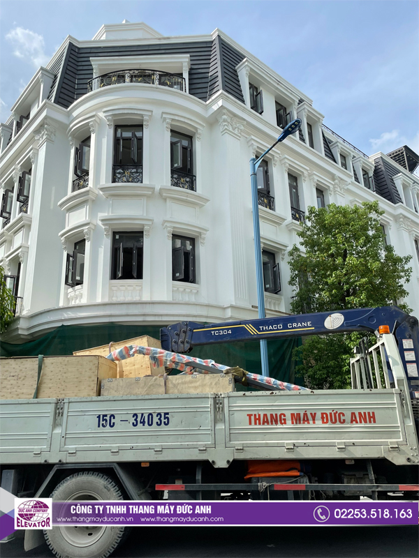 Đức Anh tư vấn chọn thang máy 350kg với động cơ máy Torin (Thái) và tủ điện Step - Thái Lan