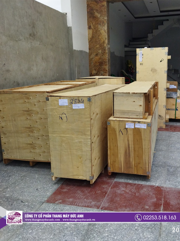 Các linh kiện được bọc cẩn thận tránh va đập trong quá trình vận chuyển