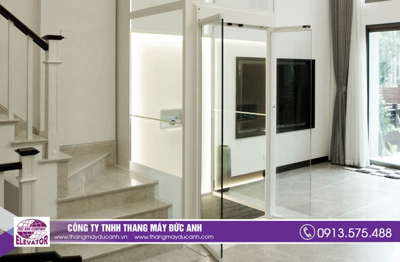 Thang máy gia đình mang đến vẻ đẹp hiện đại sang trọng cho ngôi nhà