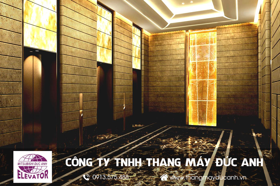 mẫu thang máy khách sạn đẹp