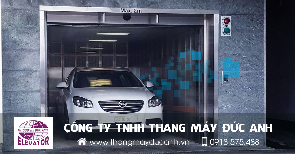báo giá lắp đặt thang máy tải ô tô tại Quảng Ninh