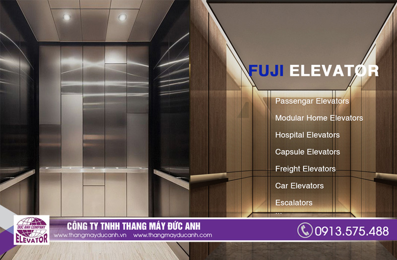 Thang máy gia đình Japan Fuji thương hiệu thang máy uy tín đến từ Nhật Bản