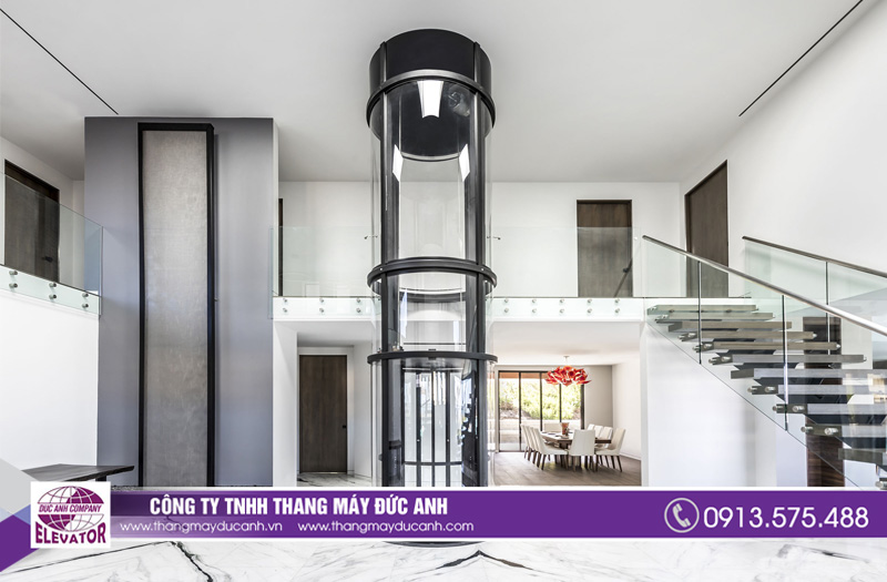 Thang máy Đức Anh sở hữu nhiều mẫu thang máy kính cường lực đẹp, sang trọng