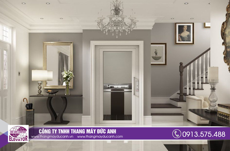 Thang máy Đức Anh công ty lắp đặt thang máy gia đình 450kg giá tốt tại Bắc Giang