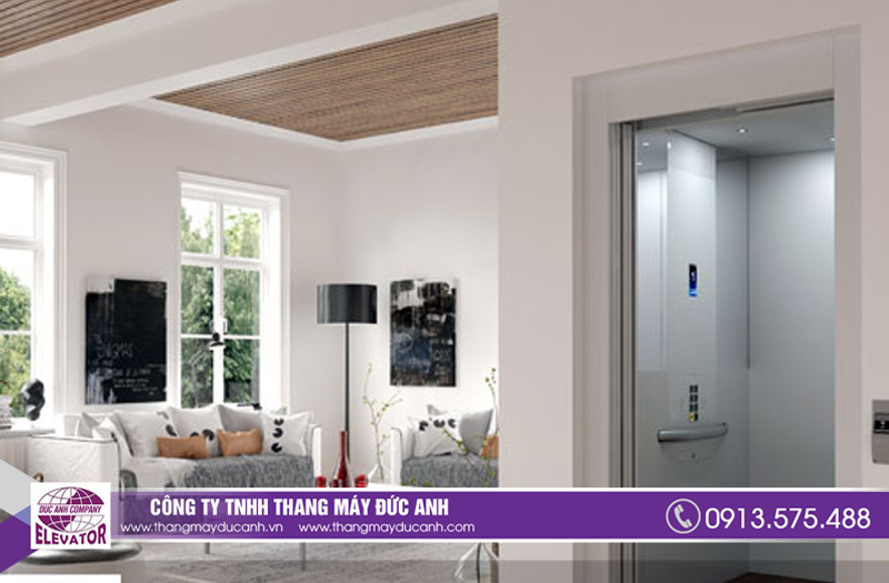 Lắp đặt thang máy gia đình 450kg tại Bắc Giang chất lượng cao