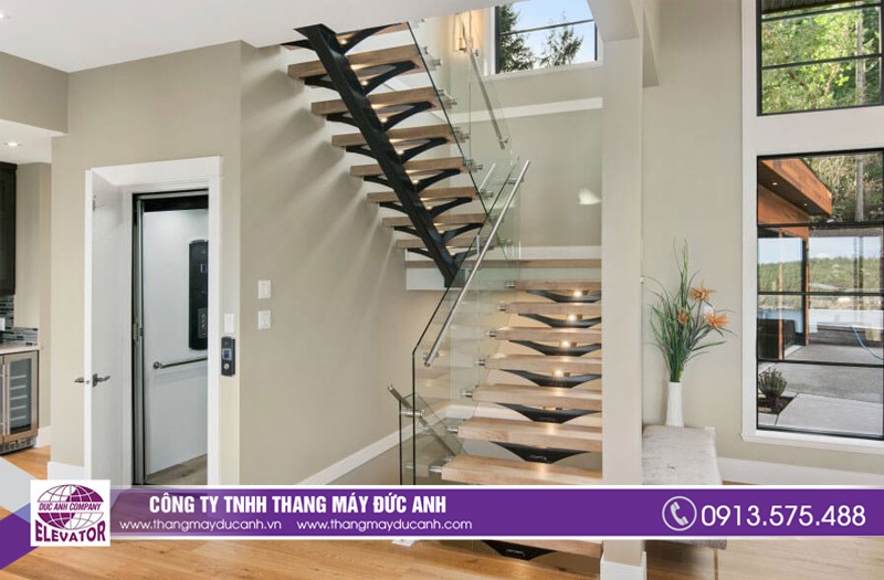 Thang máy gia đình 3-5 điểm dừng sự lựa chọn hàng đầu cho nhà phố