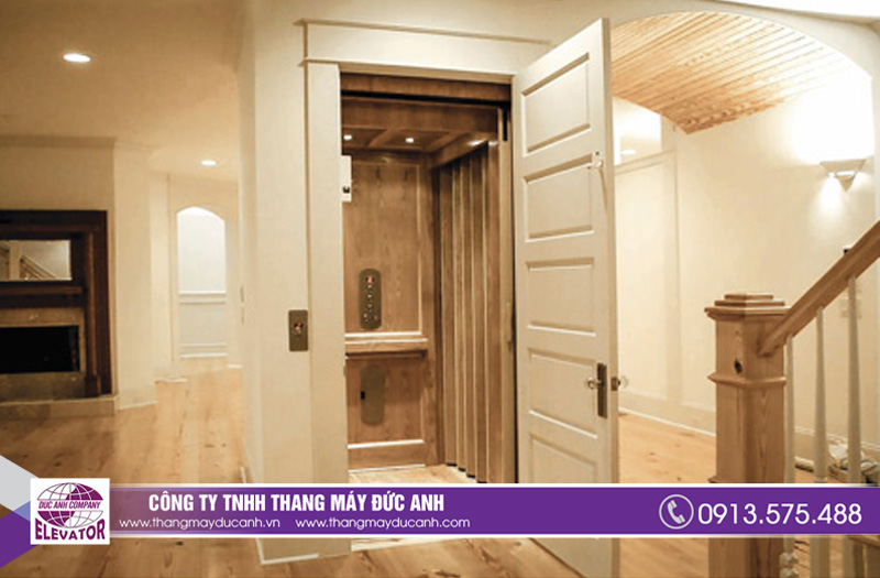Mẫu thang máy gia đình đẹp cho biệt thự tân cổ điển