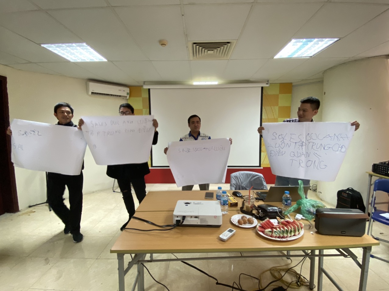 Những thành quả của các nhóm thông qua các trò chơi