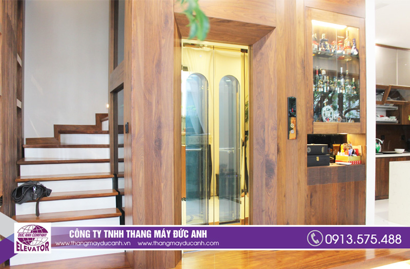 Mẫu thang máy biệt thự thiết kế theo yêu cầu đẹp độc đáo, tinh tế