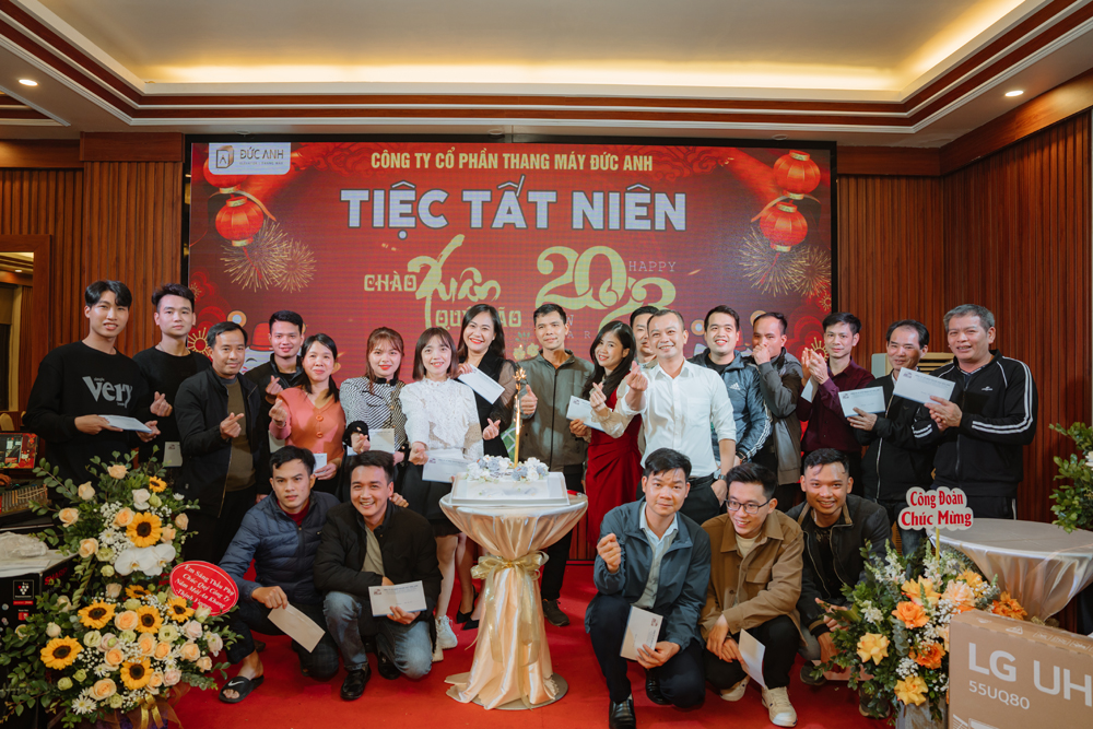 Thang Máy Đức Anh tổ chức tiệc tất niên 2022, tưng bừng chào đón năm mới 