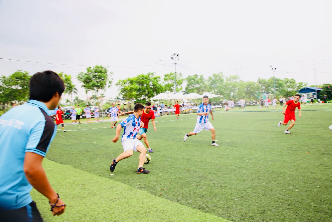 thang máy đức anh tổ chức giải bóng đá giao hữu "Cúp Tứ Hùng" 2019