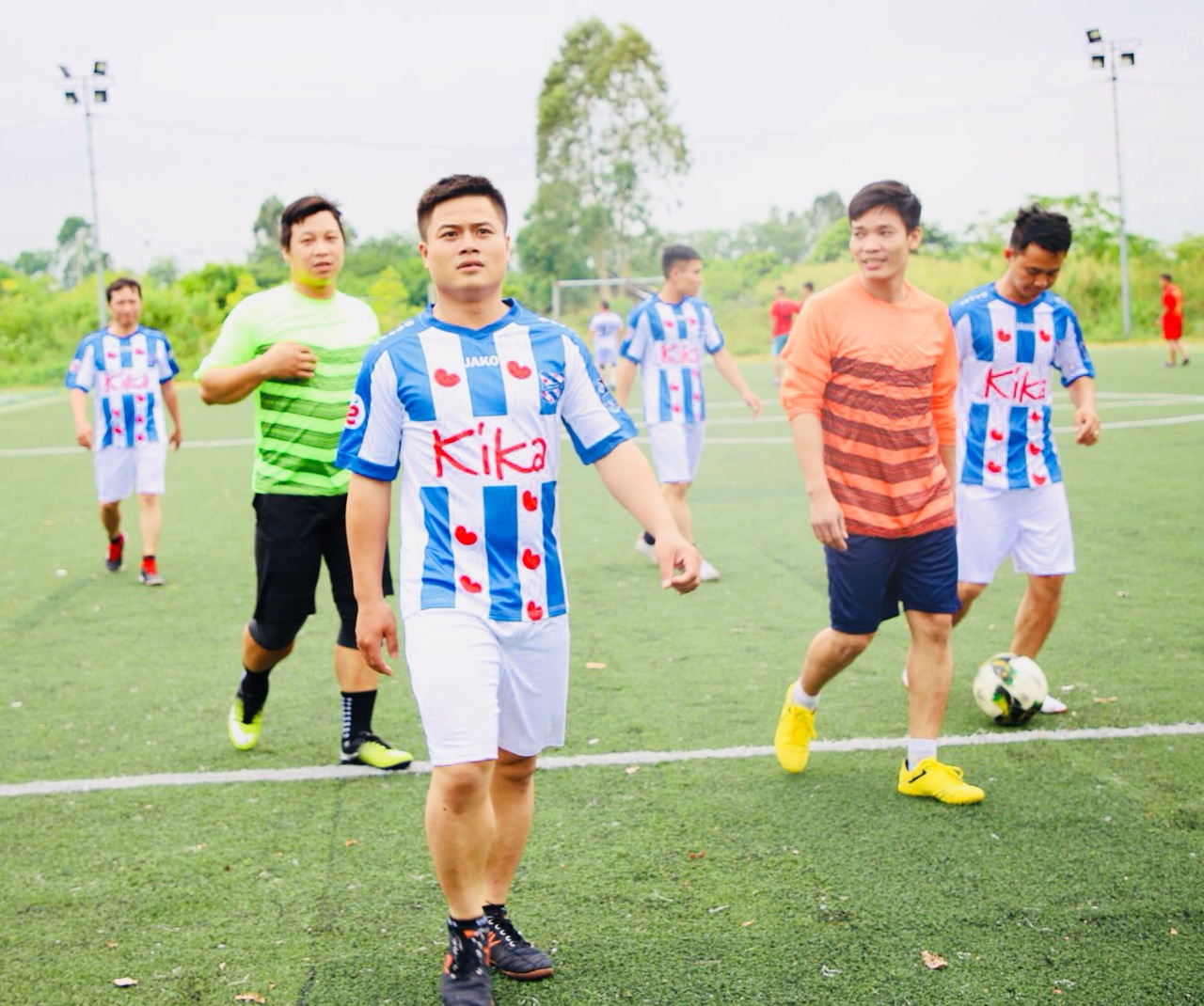 thang máy đức anh tổ chức giải bóng đá giao hữu "Cúp Tứ Hùng" 2019