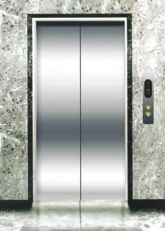 Mẫu cửa tầng inox sọc nhuyễn DA-CT006 